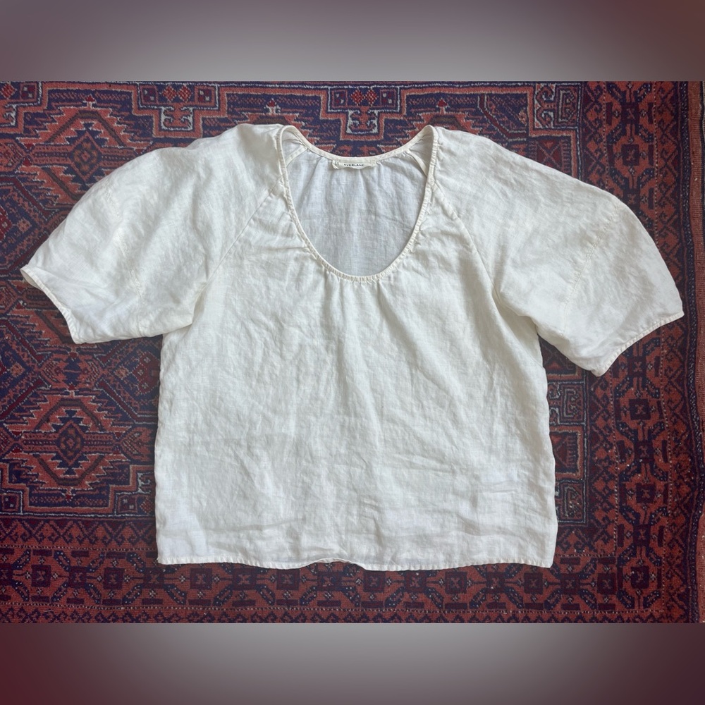 Everlane Cream Blouse